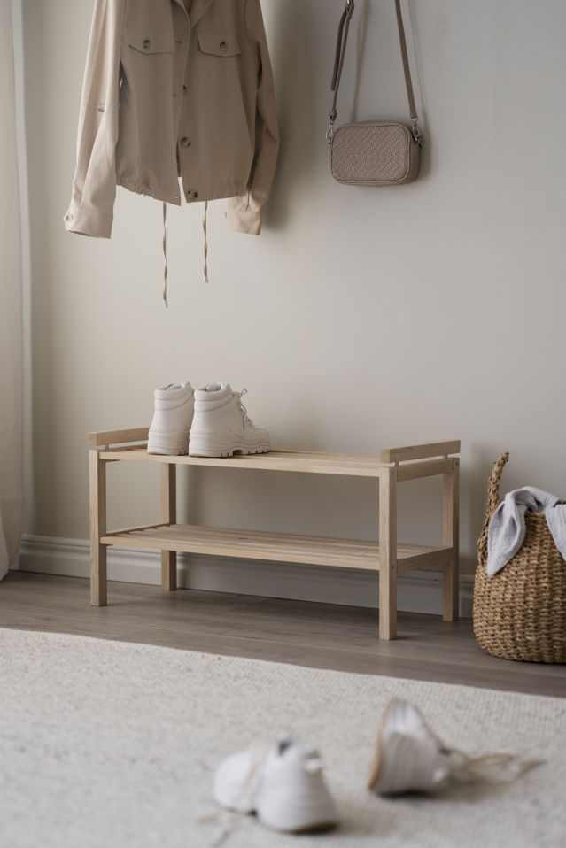 Scarpiera 'Confetti' 80cm - Bianco pigmentato