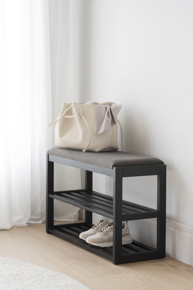 Scarpiera 'Confetti' - Nero/Grigio