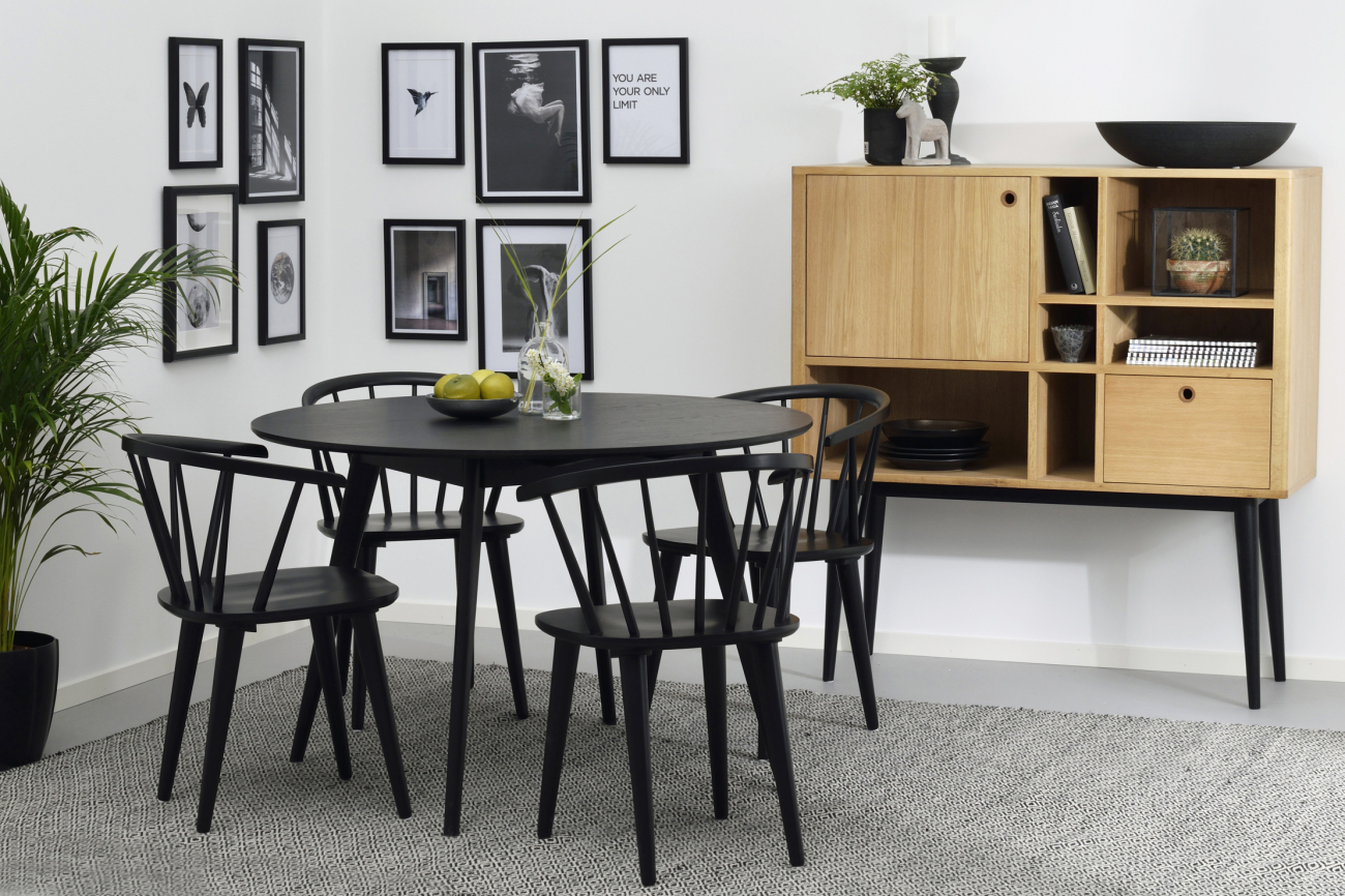 Sedia 'Carmen' - Nera