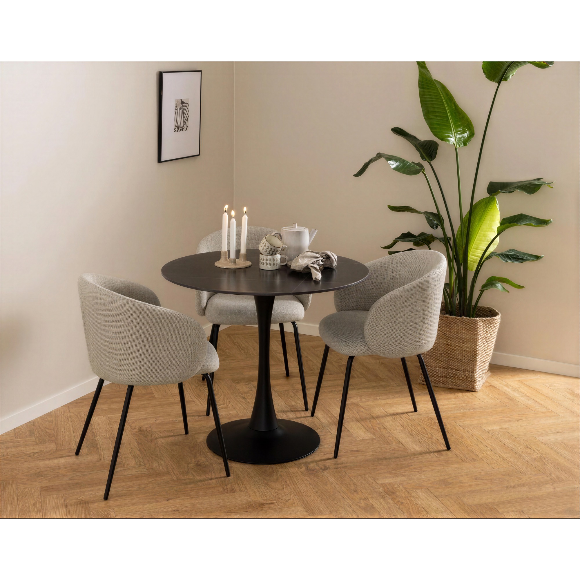 Sedia 'Leksand' - Beige