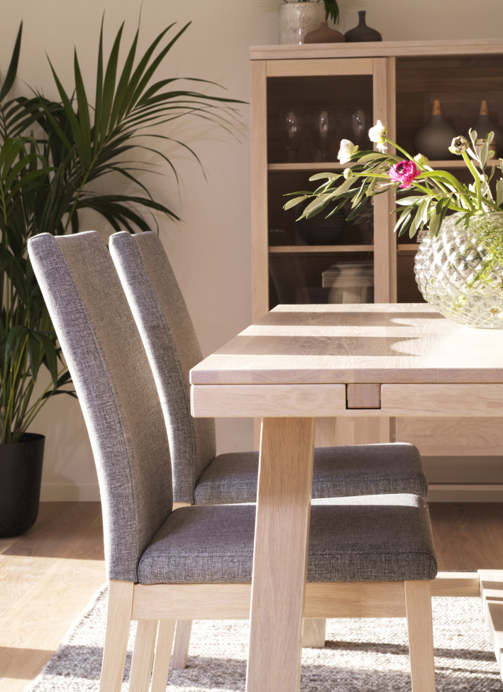 Tavolo da pranzo 'Brooklyn' 170x95cm - Rovere sbiancato