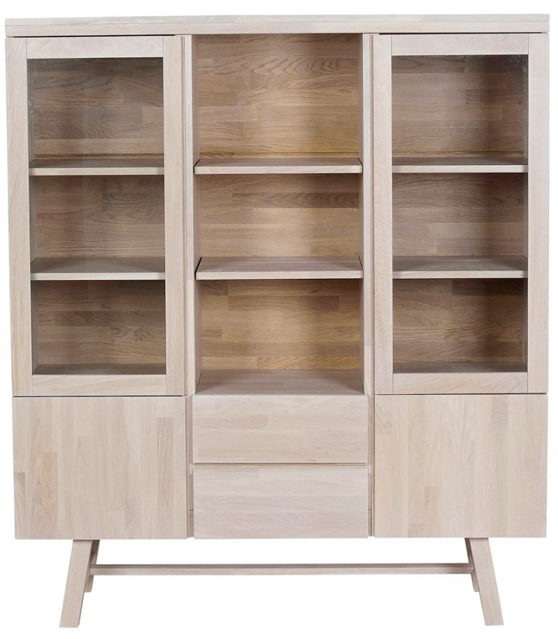 Armadio 'Brooklyn' - Sbiancato/Rovere