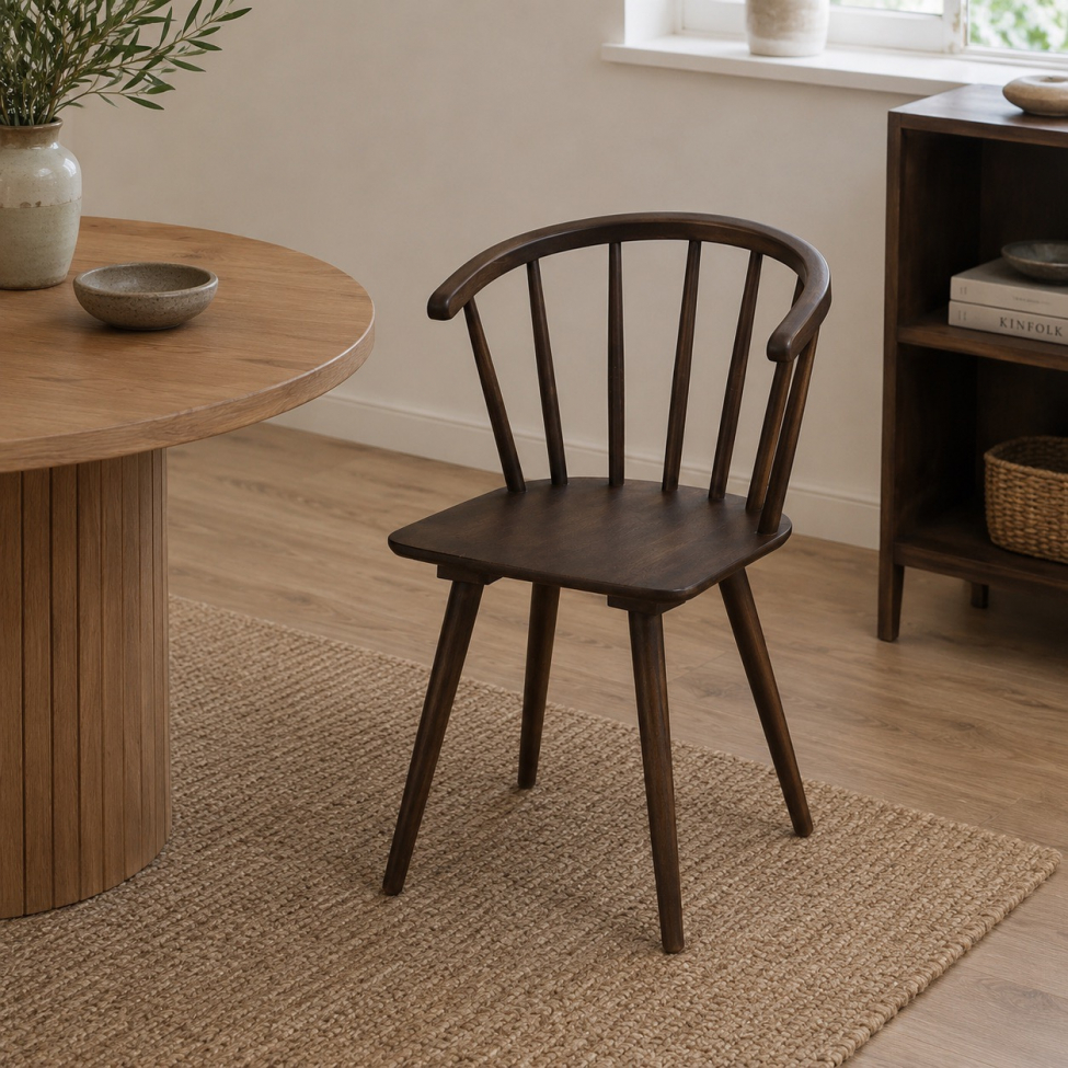 Sedia 'Astrid'- Marrone