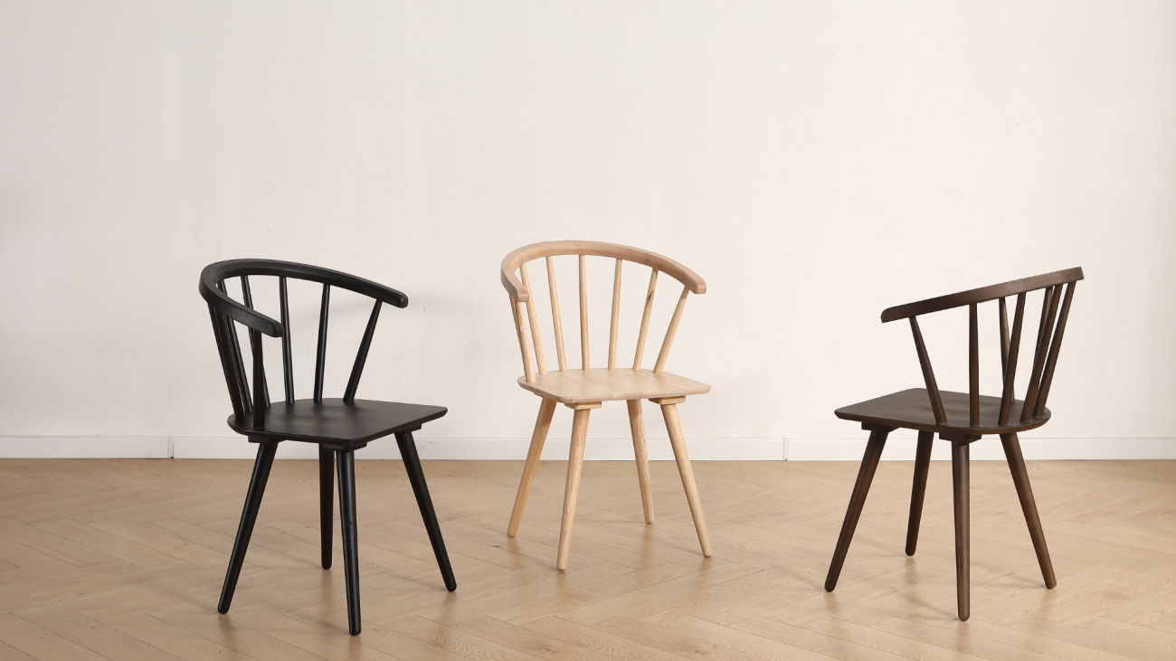 Sedia 'Astrid'- Bianco pigmentato