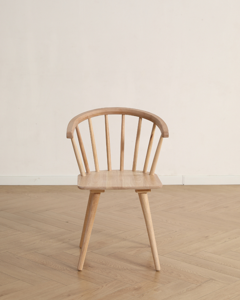 Sedia 'Astrid'- Bianco pigmentato