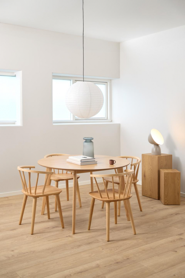 Tavolo da pranzo 'Roxby' Rotondo 120x76cm - Naturale