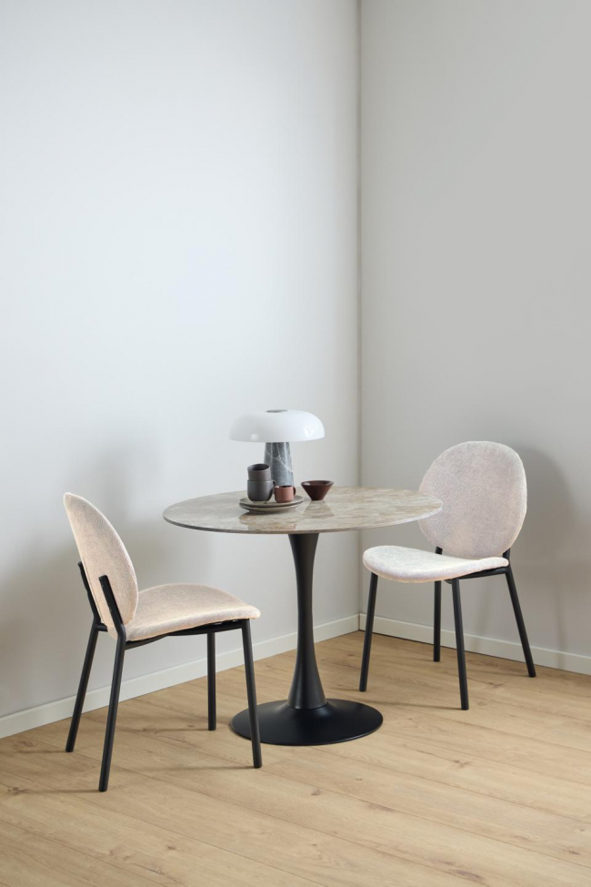 Sedia 'Cliff' - Beige