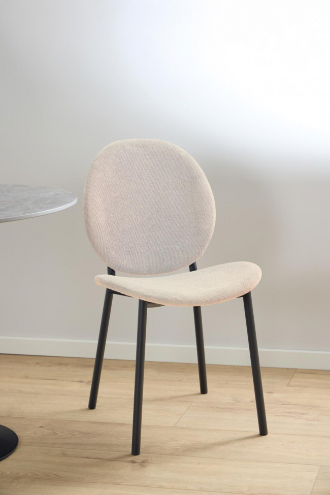 Sedia 'Cliff' - Beige