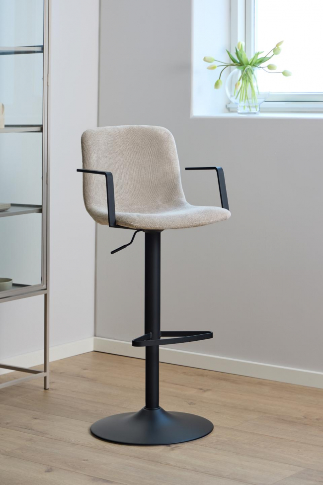 Sgabello 'Pablo' - Beige Chiaro