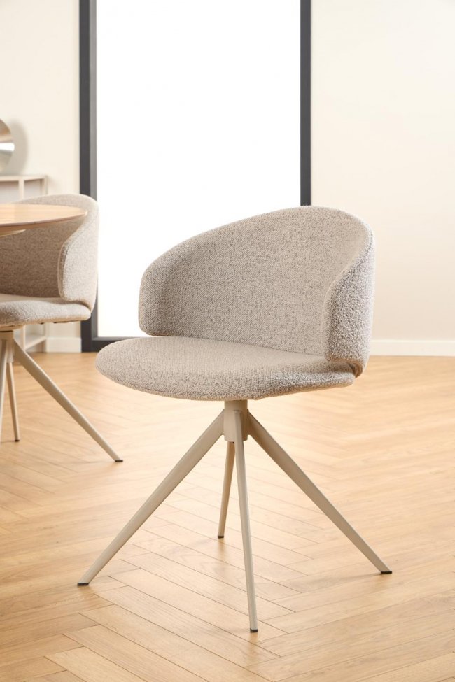 Sedia 'Ella' - Beige Chiaro