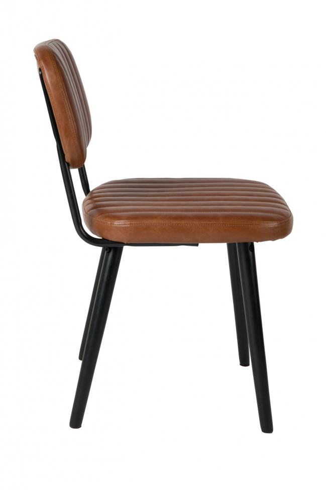 Sedia 'Jake' - Vintage/Marrone