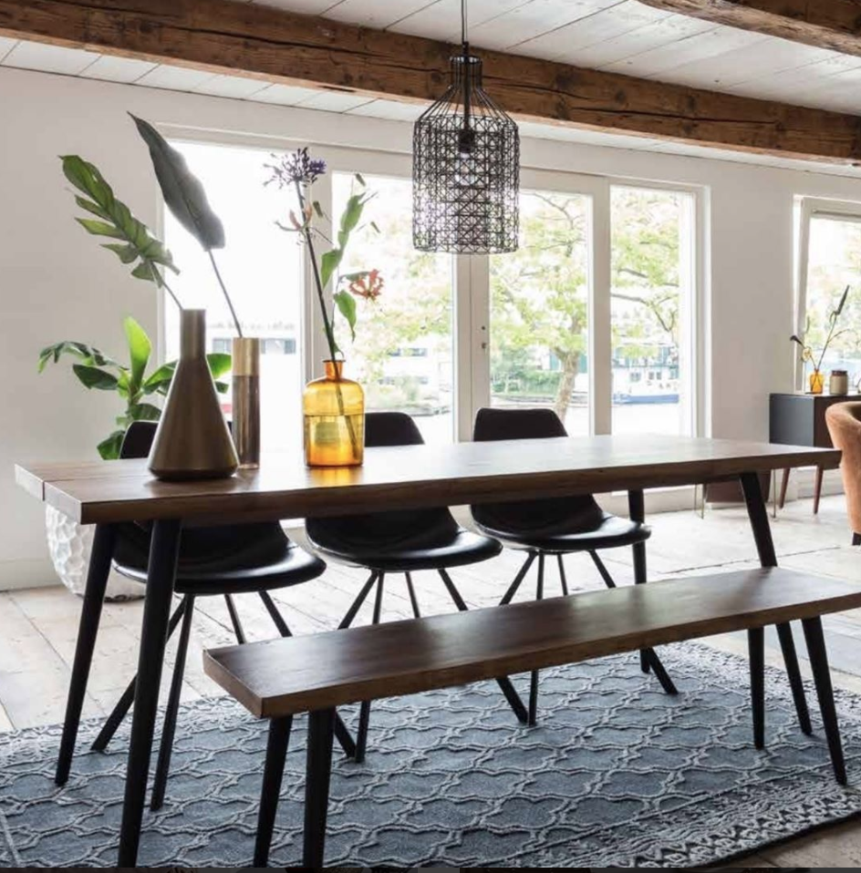 Sedia 'Franky' - Nero/Pelle PU