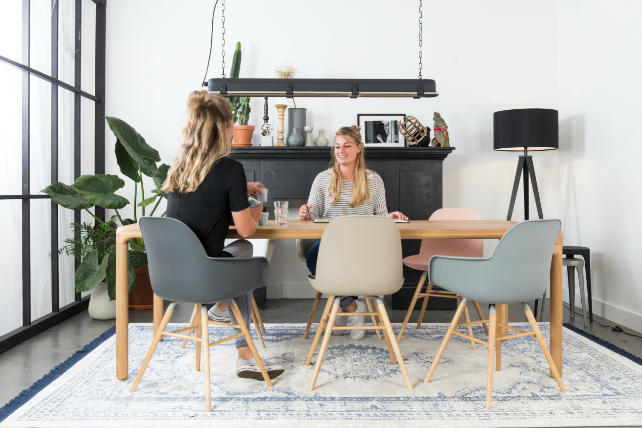 Sedia 'Albert' - Grigio marrone