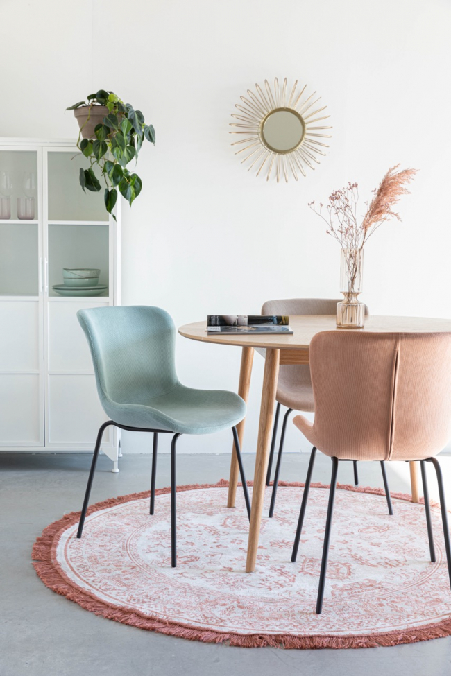 Sedia 'Junzo Rib' - Verde