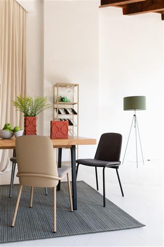 Sedia 'Clip' - Nero/Grigio