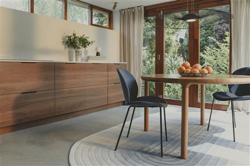 Sedia 'Bonnet' - Grigio/Blu