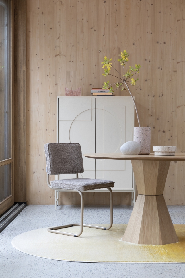 Sedia 'Ridge Soft' - Beige