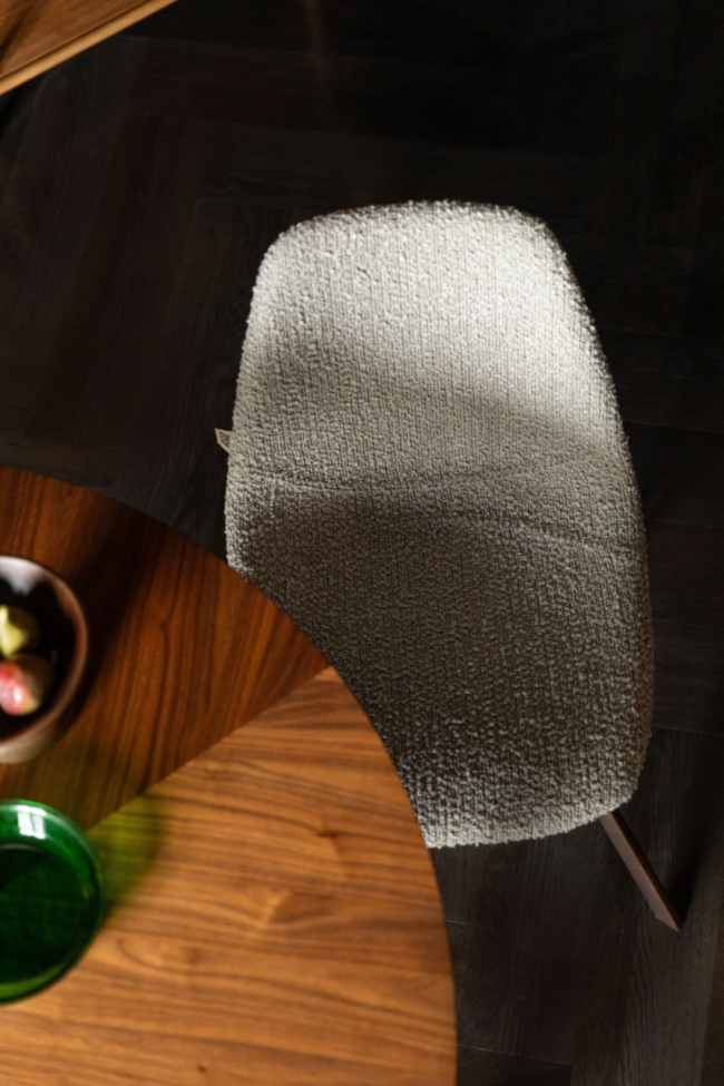 Sedia 'Franky Bouclé' - Beige