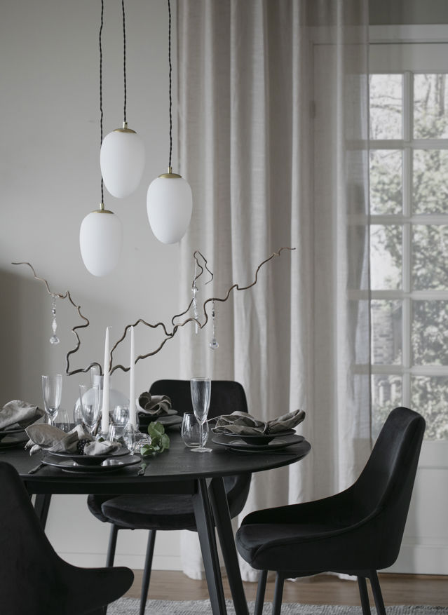 Sedia 'Sierra' - Nero Velluto