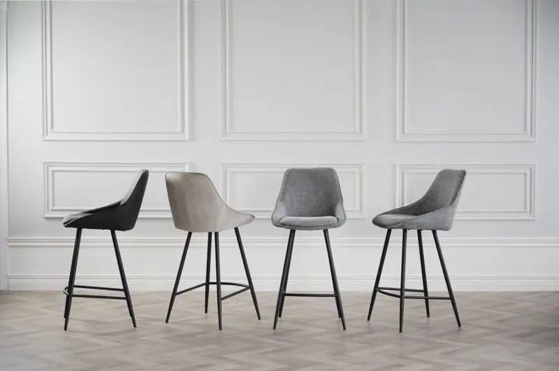 Sgabello 'Sierra' - Marrone/Nero