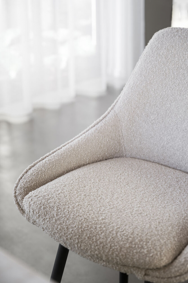 Sgabello 'Sierra' - Bouclé