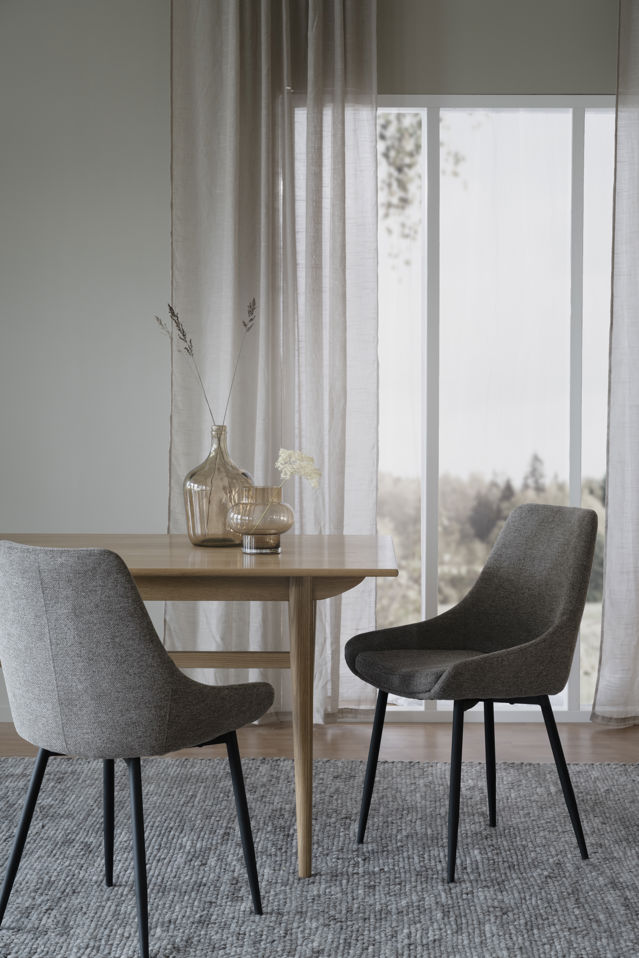 Sedia 'Sierra' - Grigio/Nero