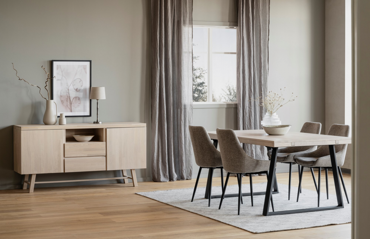 Sedia 'Sierra' - Beige/Nero