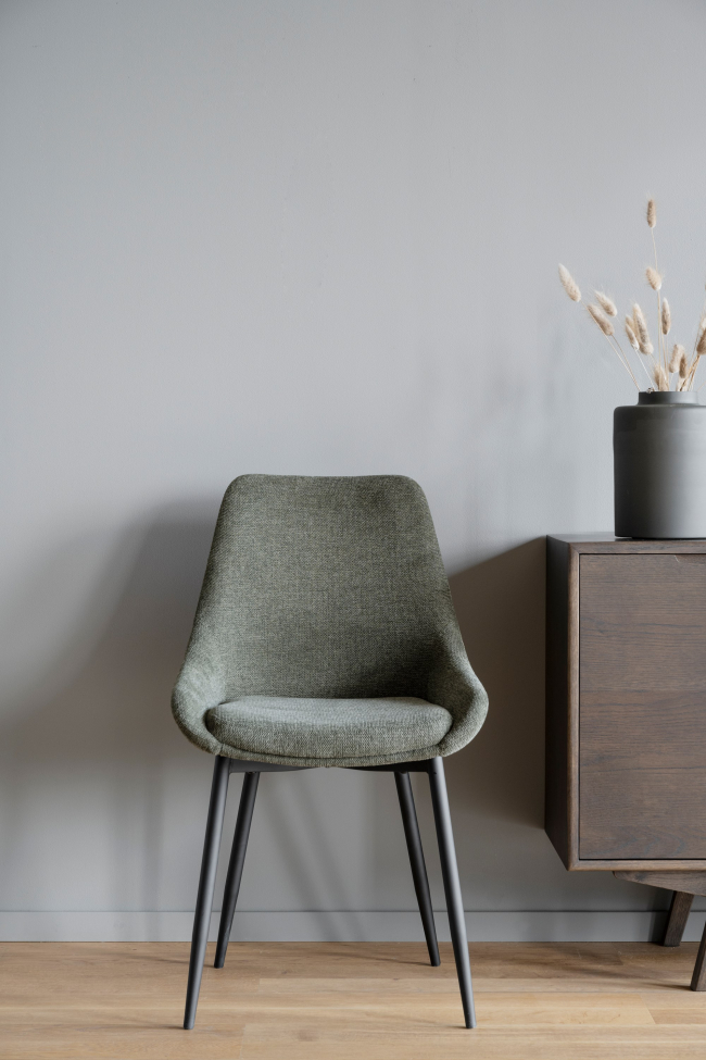 Sedia 'Sierra' - Verde/Nero