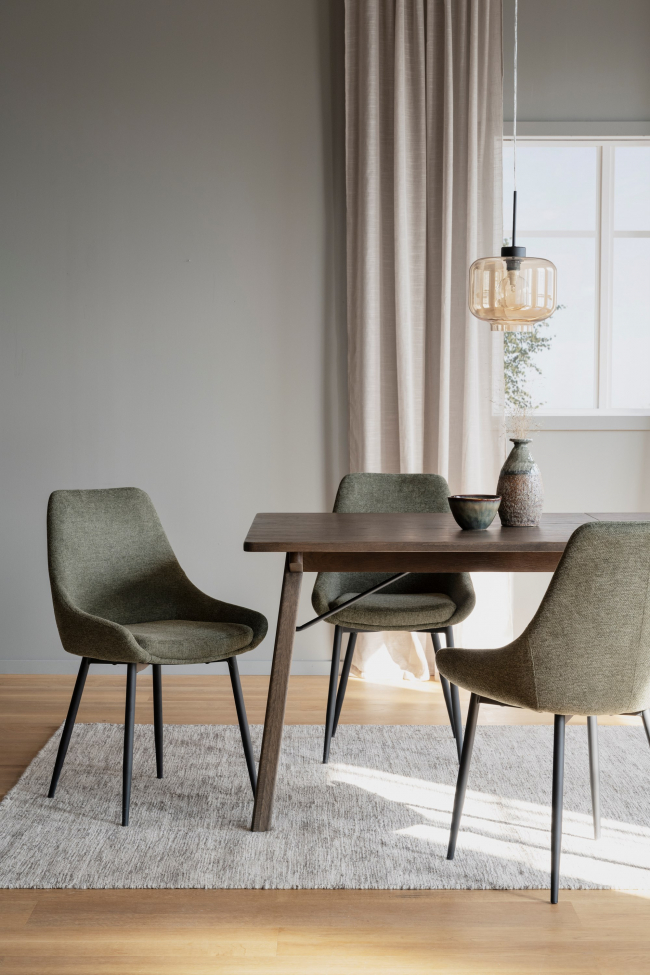 Sedia 'Sierra' - Verde/Nero