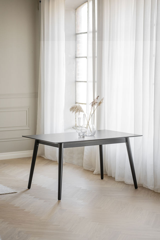 Tavolo da pranzo 'Lotta' 140x90cm - Nero