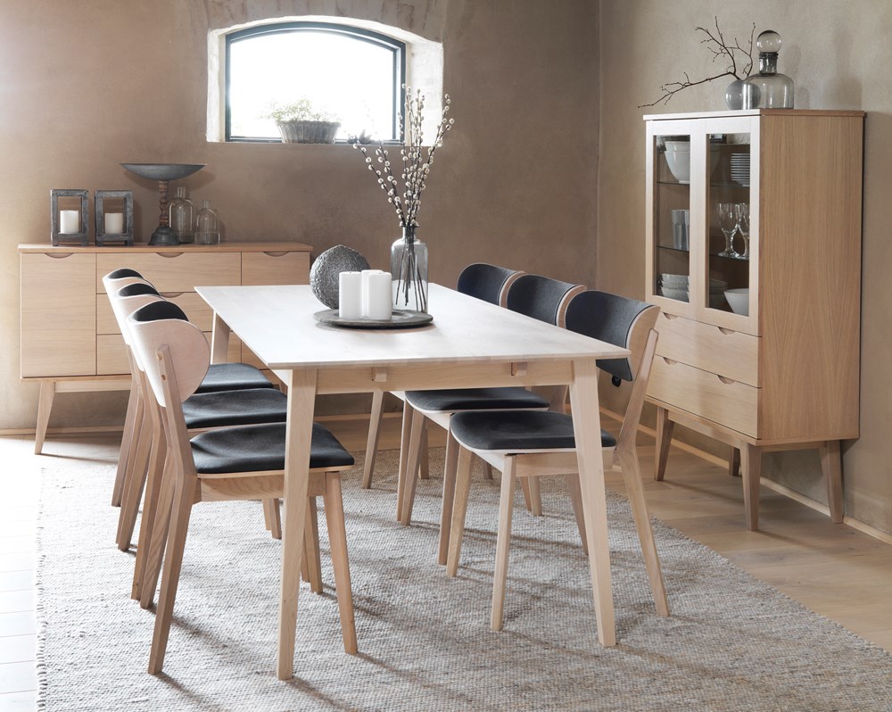 Sedia 'Kato' - Grigio scuro/Bianco pigmentato