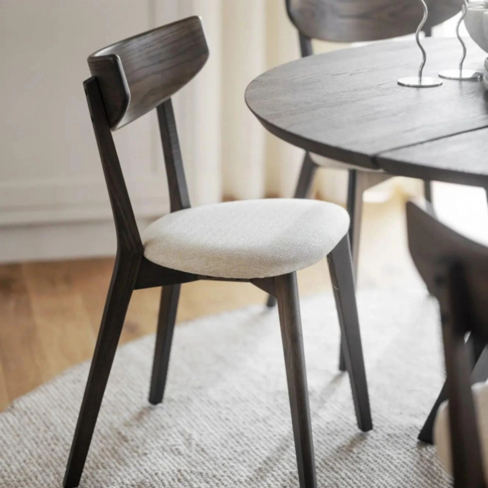 Sedia 'Ami' - Marrone/Beige