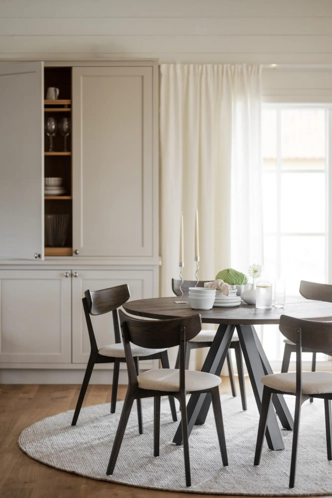 Sedia 'Ami' - Marrone/Beige