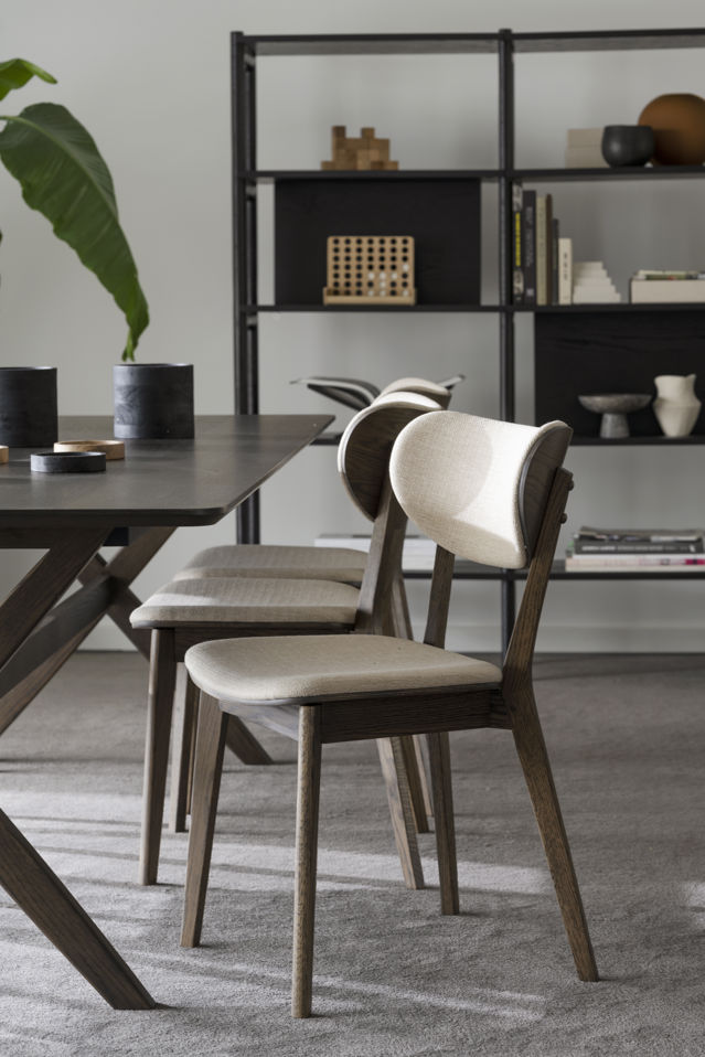 Sedia 'Kato' - Marrone/Beige