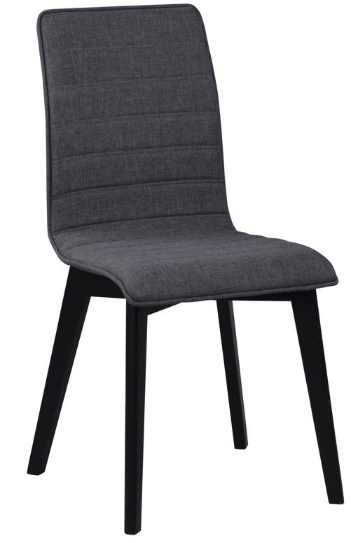 Sedia 'Gracy' - Grigio scuro/Nero