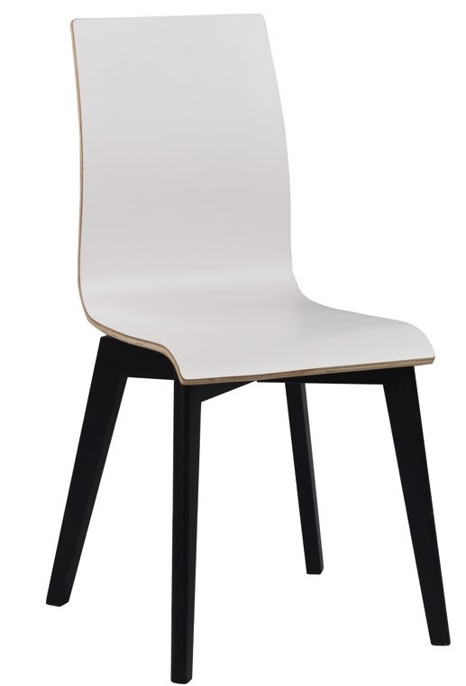 Sedia 'Gracy' - Bianco/Nero