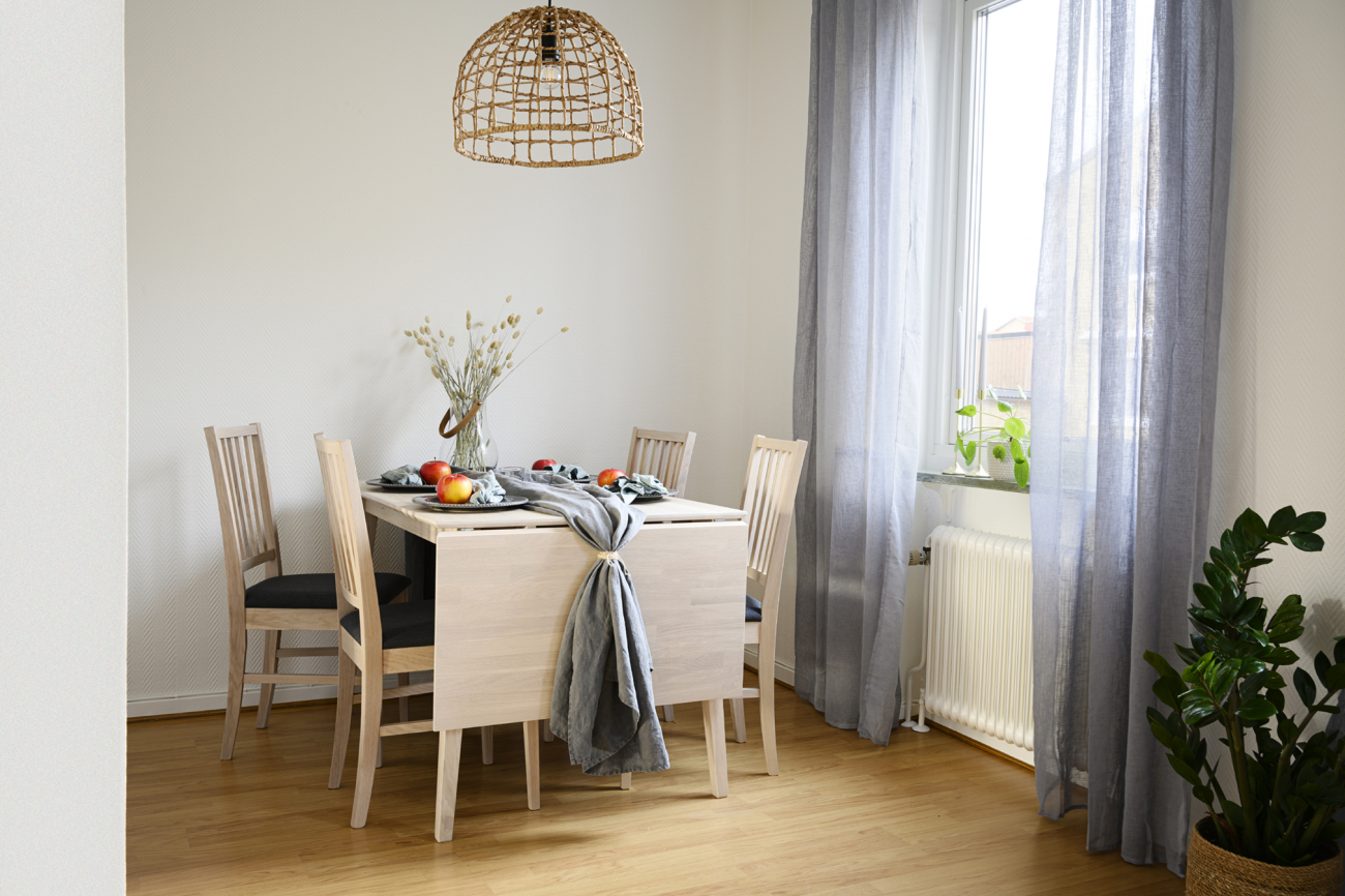 Tavolo 'Filippa' 120x80cm - Sbiancato