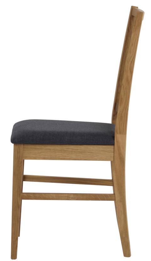 Sedia 'Filippa' - Rovere/Grigio