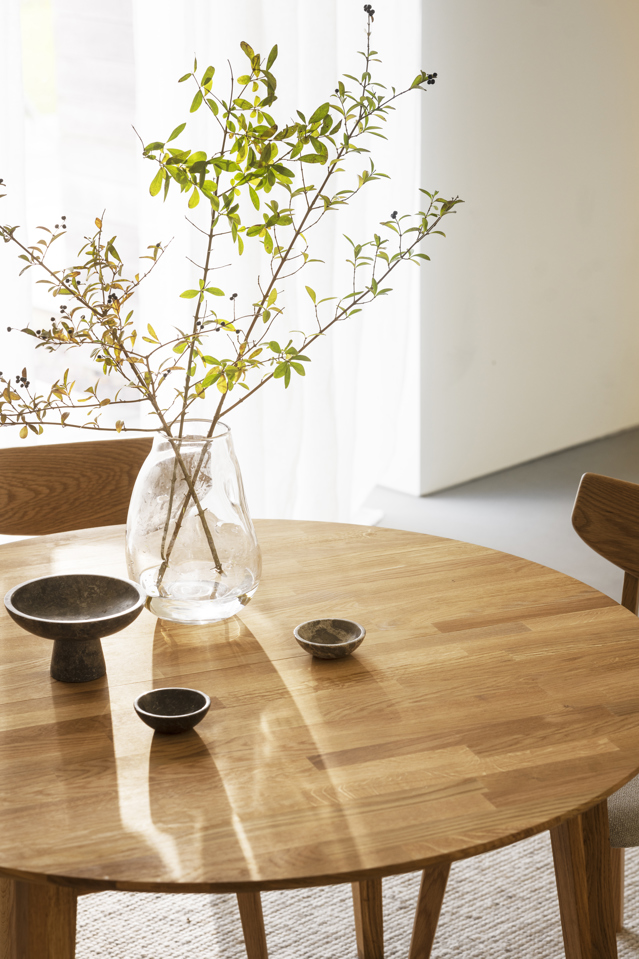 Tavolo da pranzo 'Filippa' Rotondo 120cm - Naturale