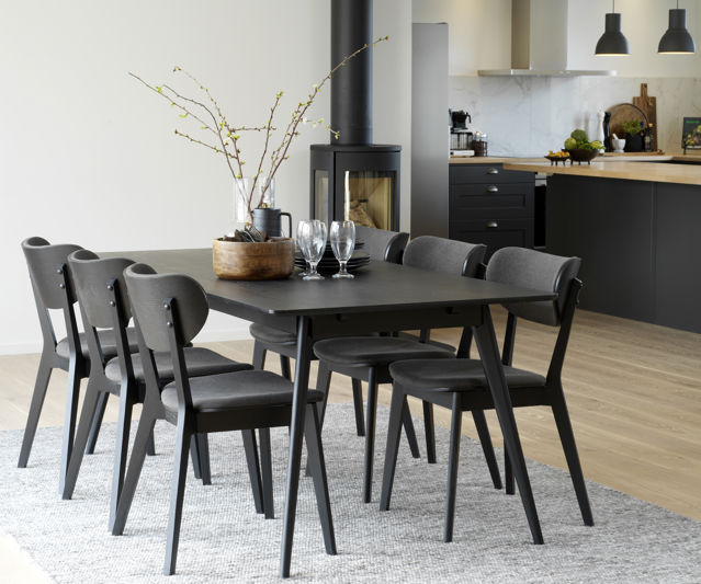 Tavolo da pranzo 'Yumi' 190x90cm - Nero