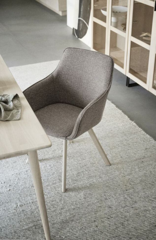 Poltrona 'Alison' - Bianco pigmentato