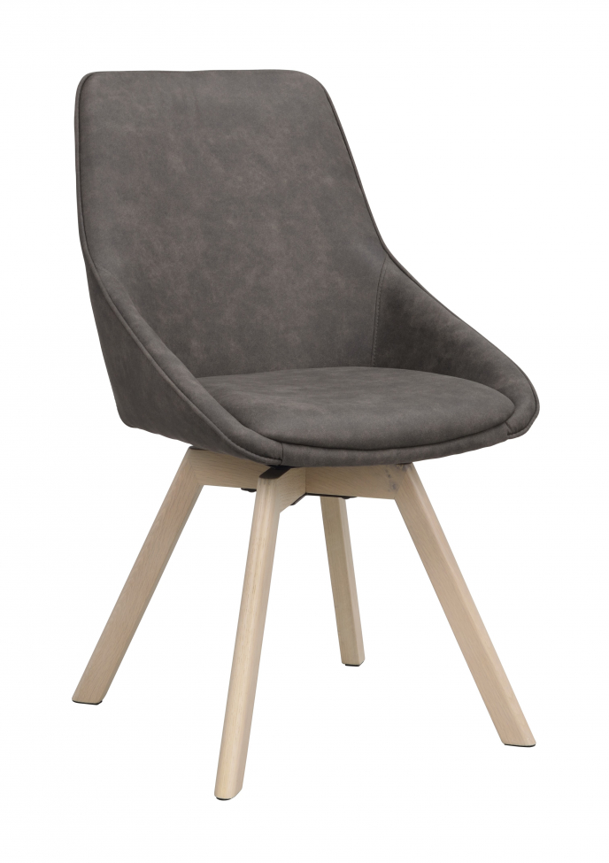 Sedia 'Alison' - Mörrå/bianco pigmentato