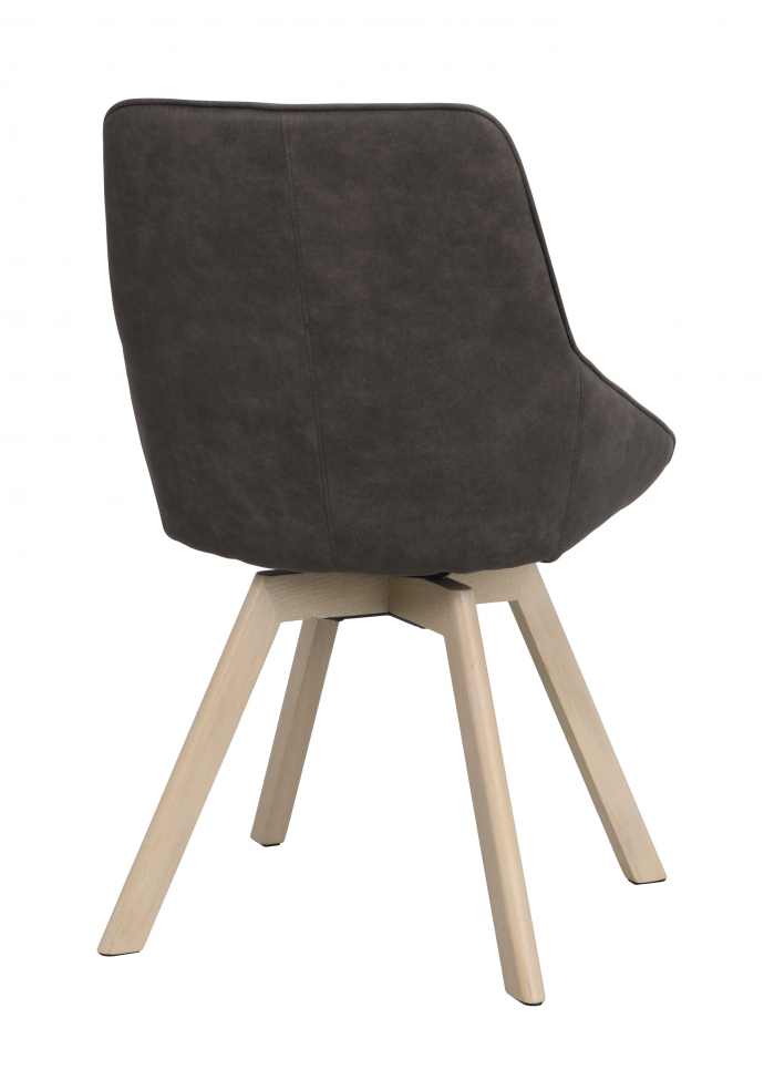 Sedia 'Alison' - Mörrå/bianco pigmentato