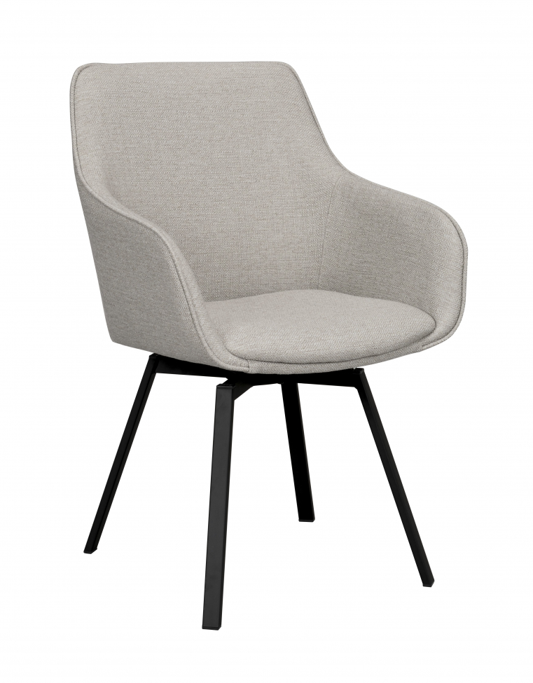 Poltrona 'Alison' - Beige/nero