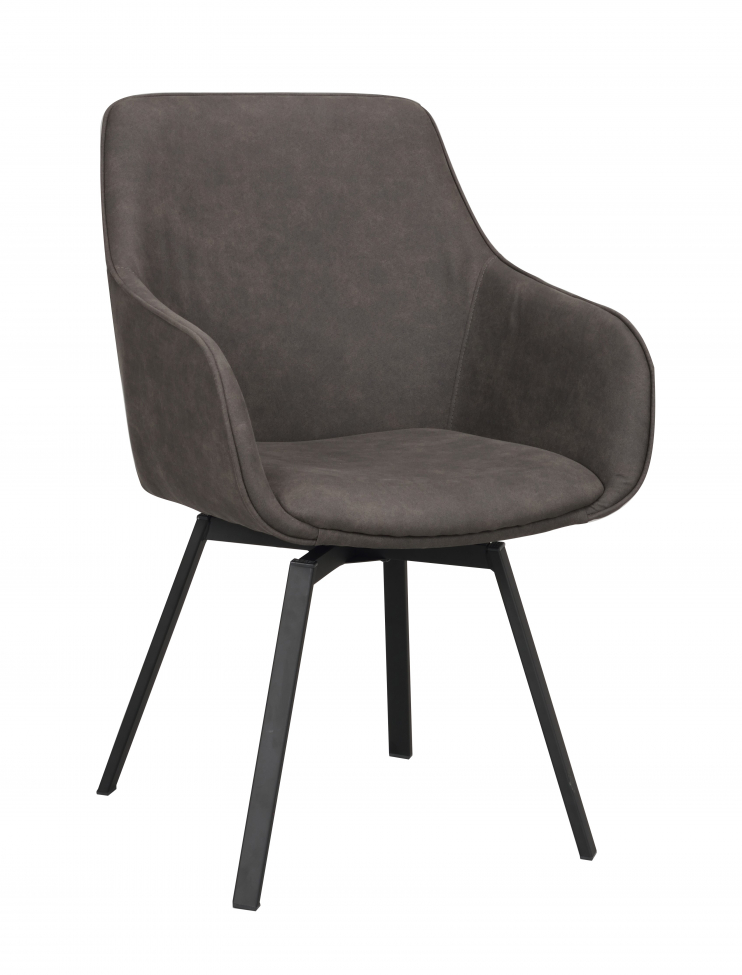 Poltrona 'Alison' - Mörrå/nero