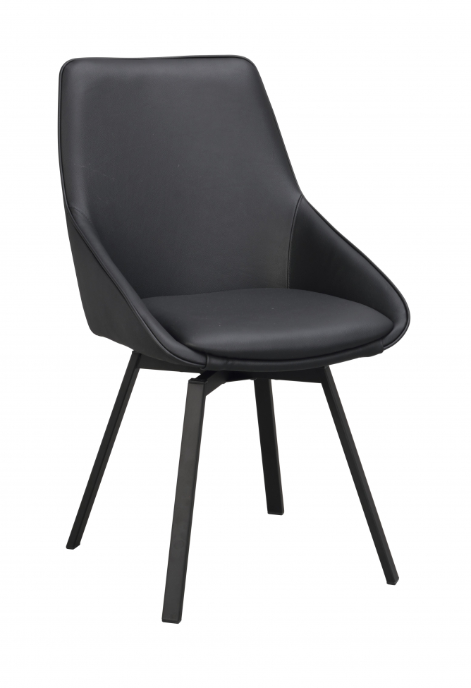 Sedia 'Alison' Pelle - Nero