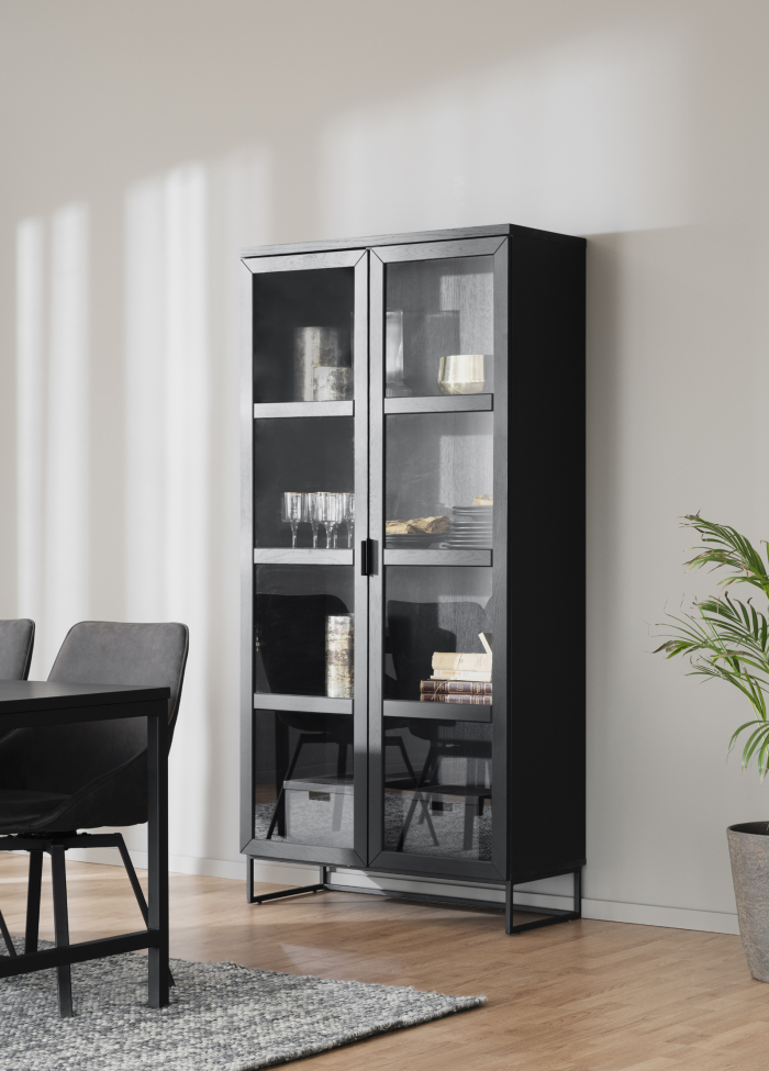 Vetrina 'Everett' - Nero