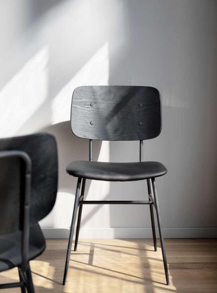 Sedia 'Brent' - Nero