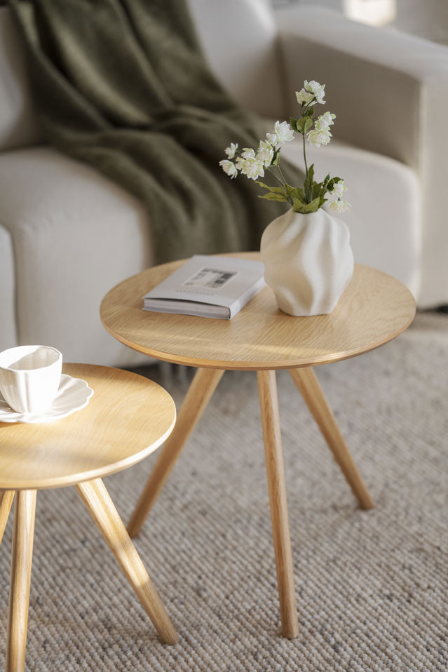 Tavolino 'Yumi' 2 pezzi - Rovere