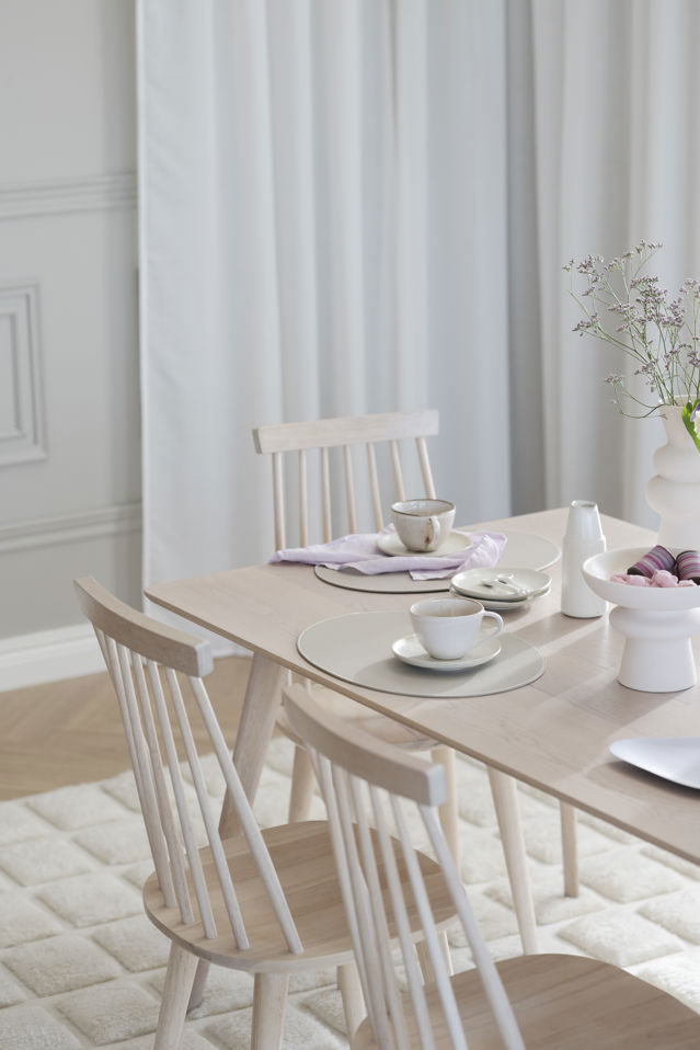 Tavolo da pranzo 'Yumi' 190x90cm - Rovere sbiancato